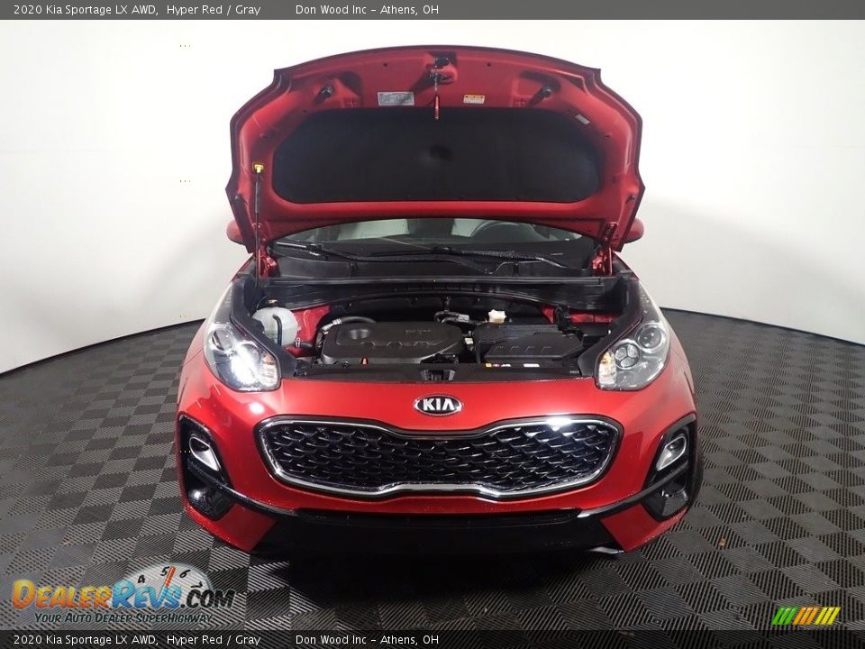 2020 Kia Sportage LX AWD Hyper Red / Gray Photo #5