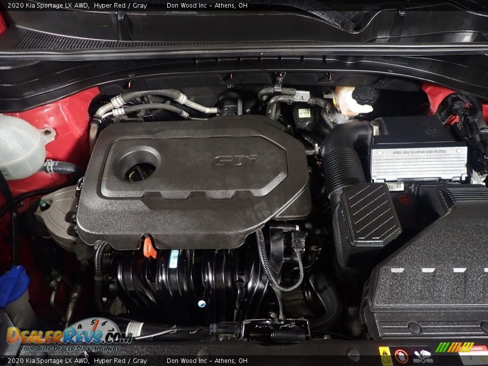 2020 Kia Sportage LX AWD Hyper Red / Gray Photo #6