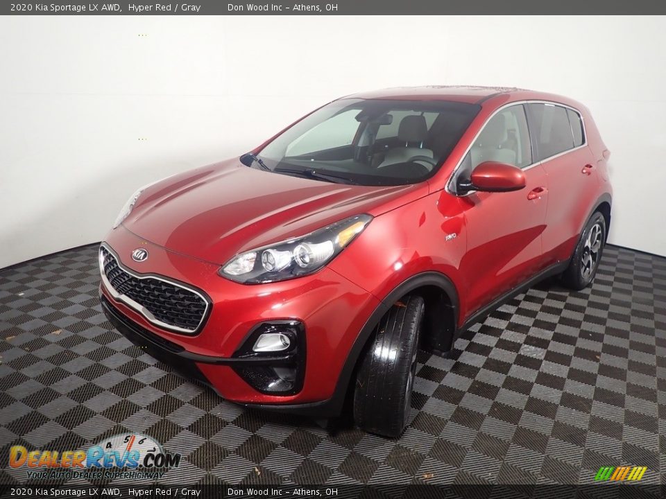 2020 Kia Sportage LX AWD Hyper Red / Gray Photo #8