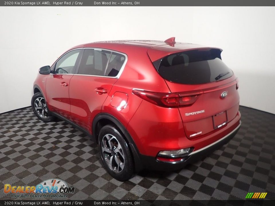 2020 Kia Sportage LX AWD Hyper Red / Gray Photo #10