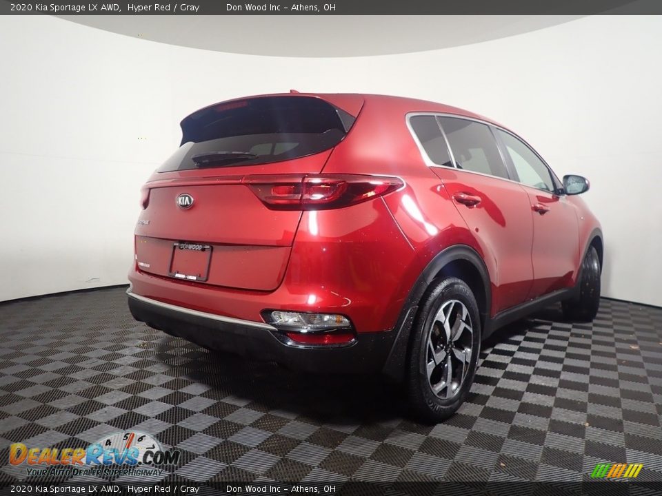 2020 Kia Sportage LX AWD Hyper Red / Gray Photo #14