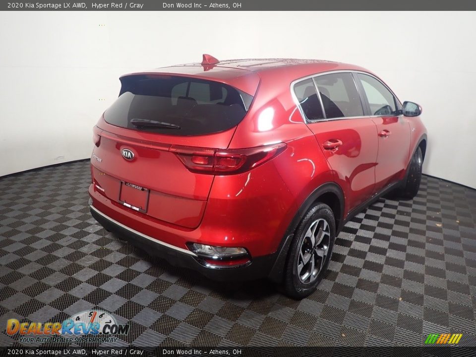 2020 Kia Sportage LX AWD Hyper Red / Gray Photo #15