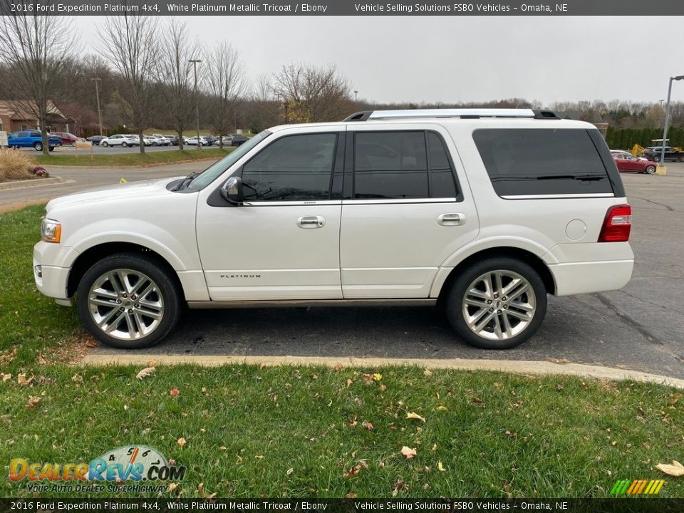 White Platinum Metallic Tricoat 2016 Ford Expedition Platinum 4x4 Photo #1