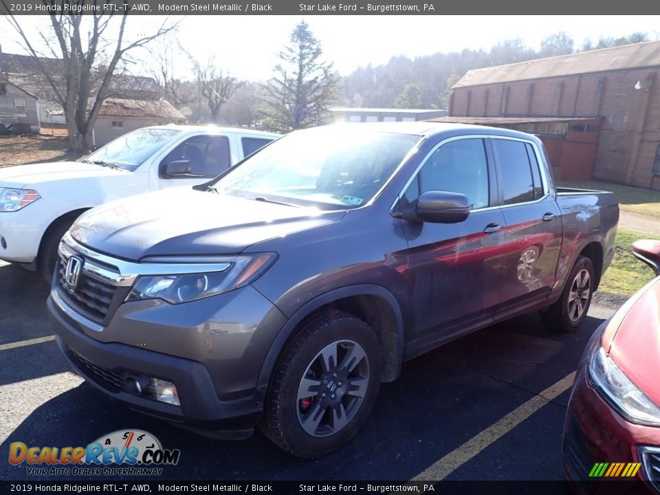 2019 Honda Ridgeline RTL-T AWD Modern Steel Metallic / Black Photo #1