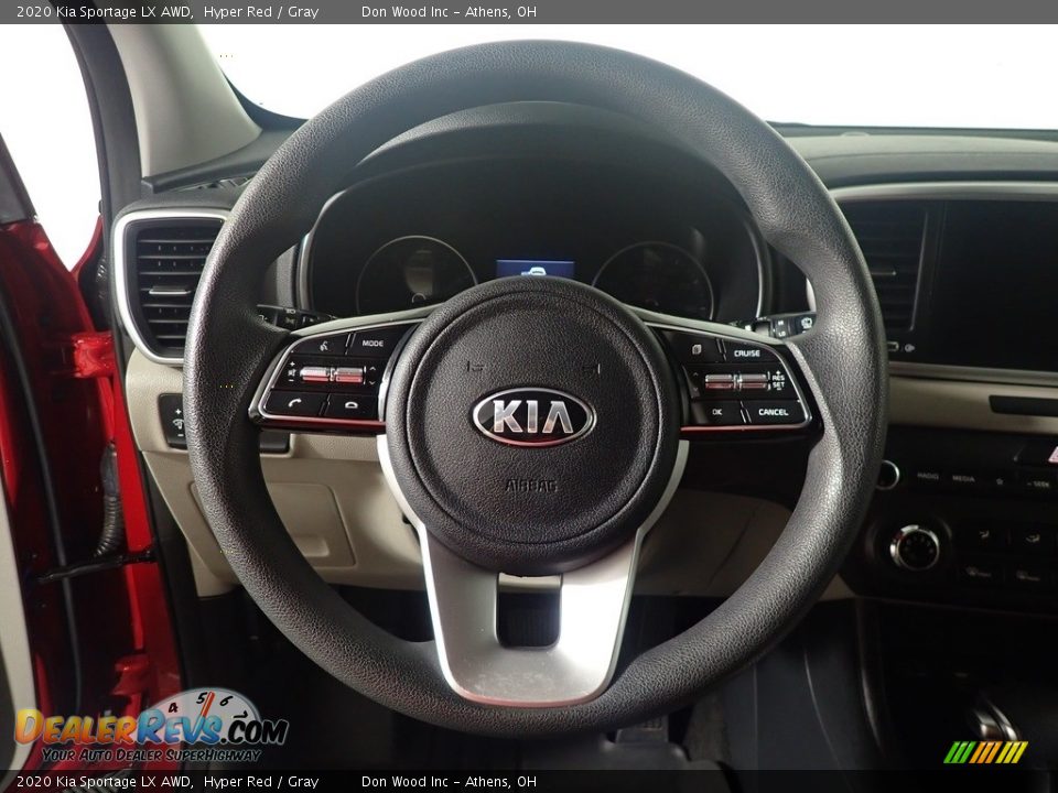2020 Kia Sportage LX AWD Hyper Red / Gray Photo #23