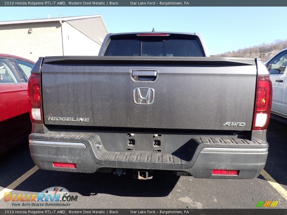 2019 Honda Ridgeline RTL-T AWD Modern Steel Metallic / Black Photo #5