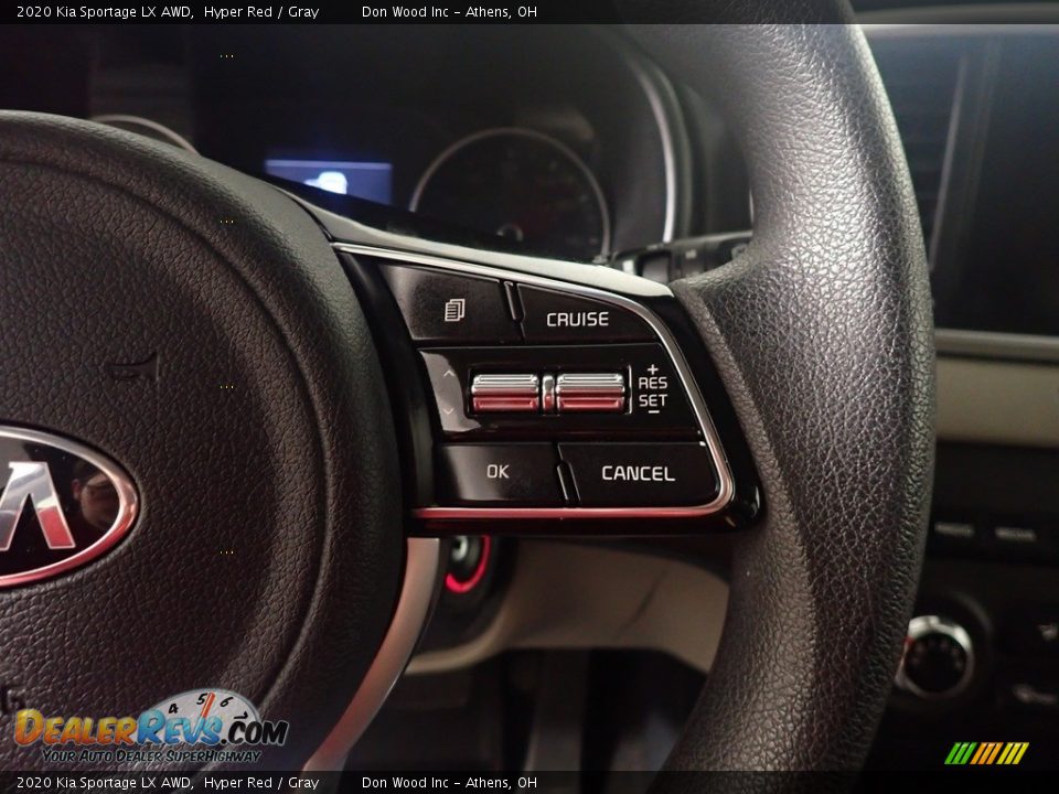 2020 Kia Sportage LX AWD Hyper Red / Gray Photo #26