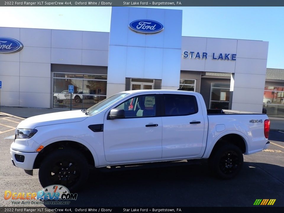 2022 Ford Ranger XLT SuperCrew 4x4 Oxford White / Ebony Photo #1