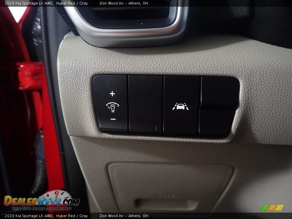 2020 Kia Sportage LX AWD Hyper Red / Gray Photo #27
