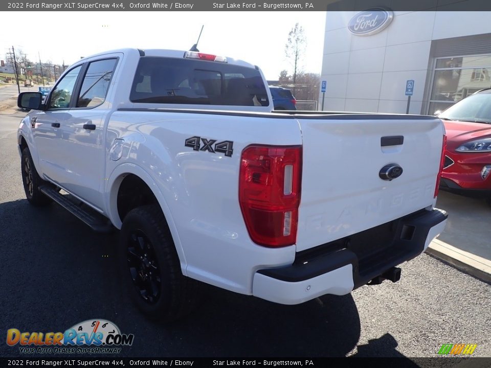 2022 Ford Ranger XLT SuperCrew 4x4 Oxford White / Ebony Photo #3