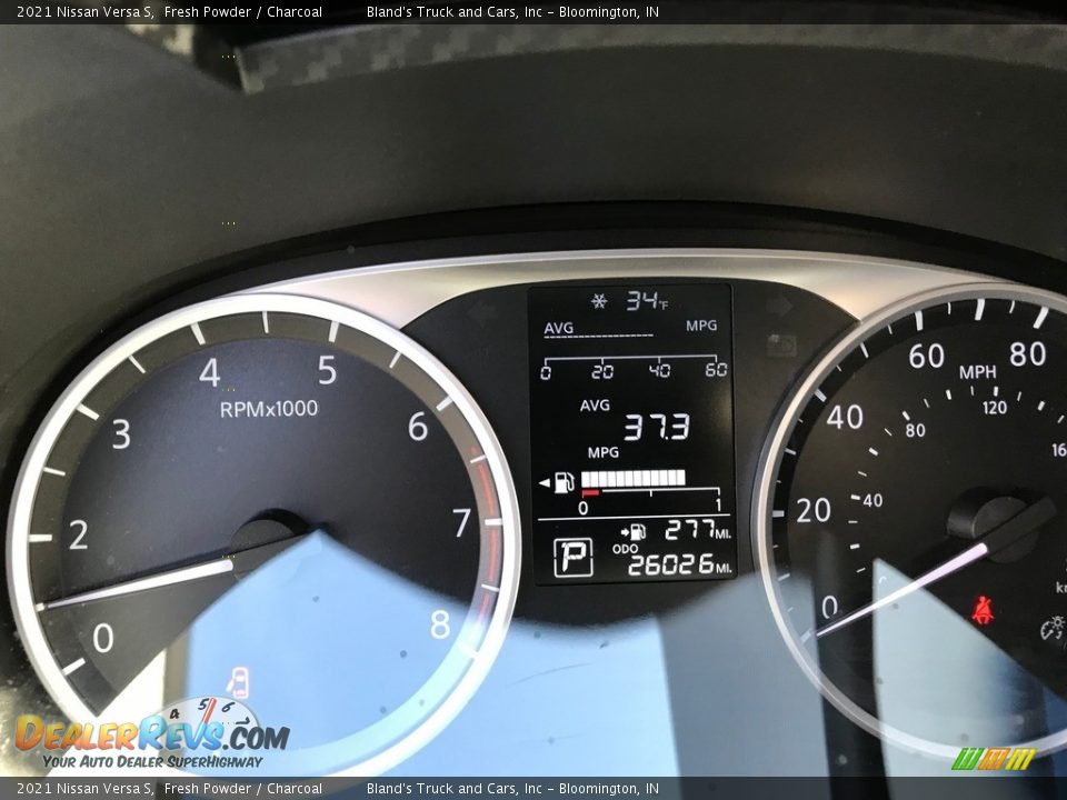 2021 Nissan Versa S Gauges Photo #11