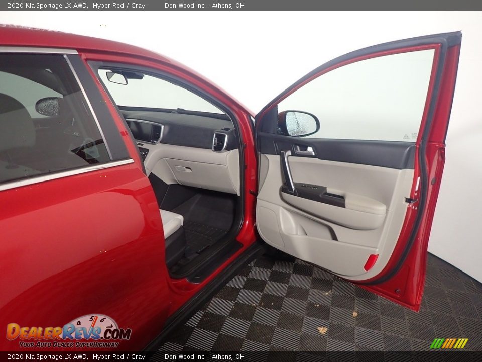 2020 Kia Sportage LX AWD Hyper Red / Gray Photo #34