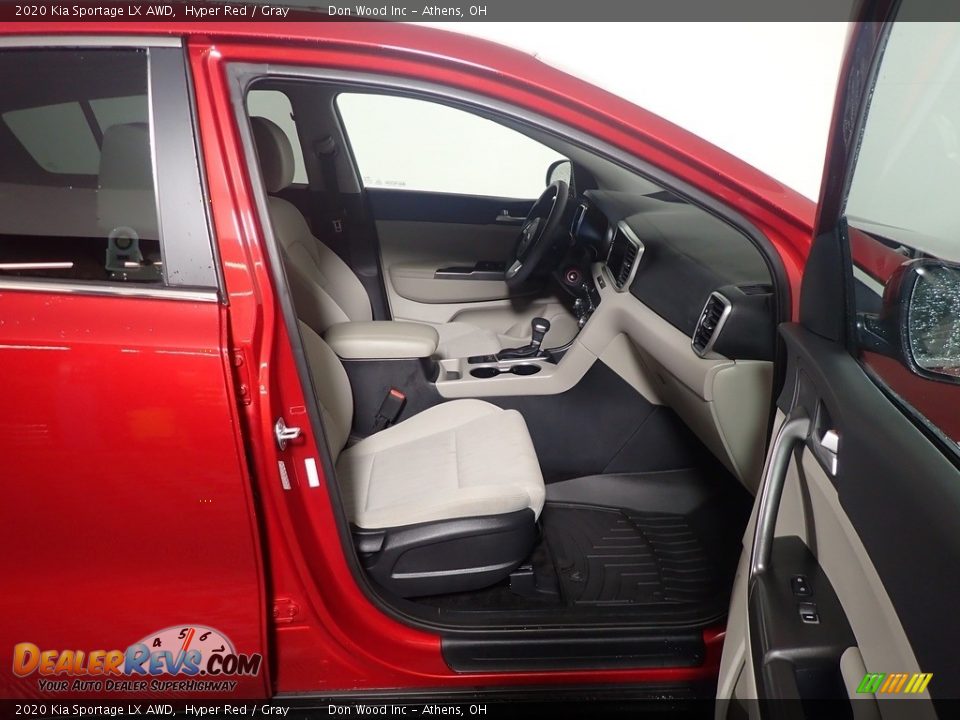 2020 Kia Sportage LX AWD Hyper Red / Gray Photo #35