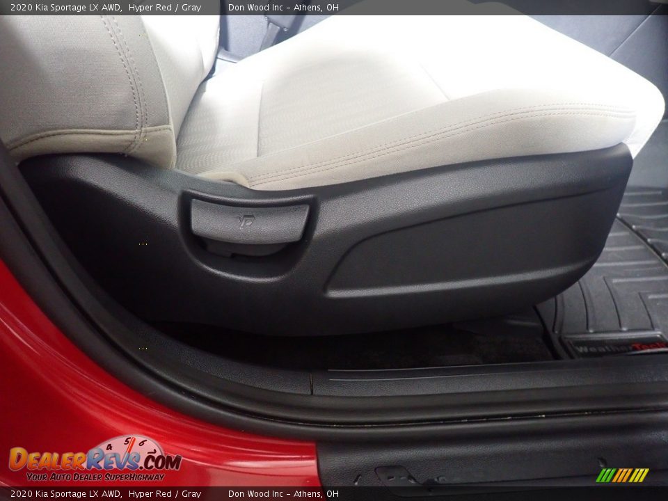 2020 Kia Sportage LX AWD Hyper Red / Gray Photo #36