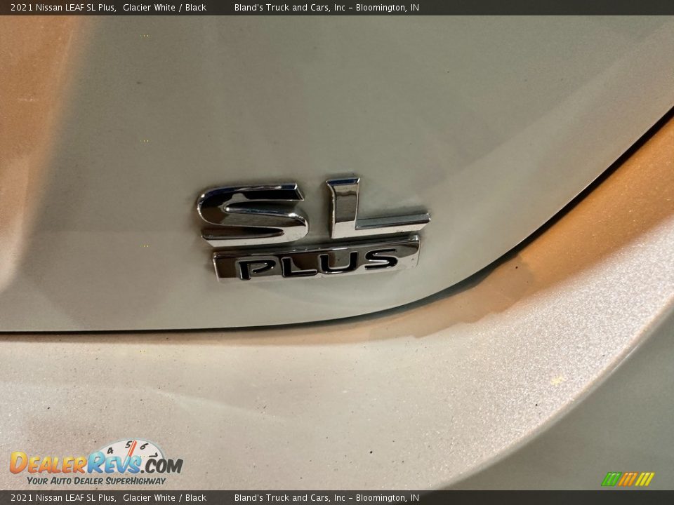 2021 Nissan LEAF SL Plus Glacier White / Black Photo #12