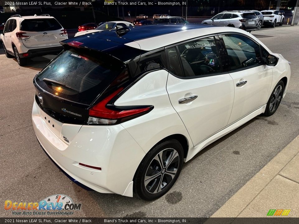 2021 Nissan LEAF SL Plus Glacier White / Black Photo #15