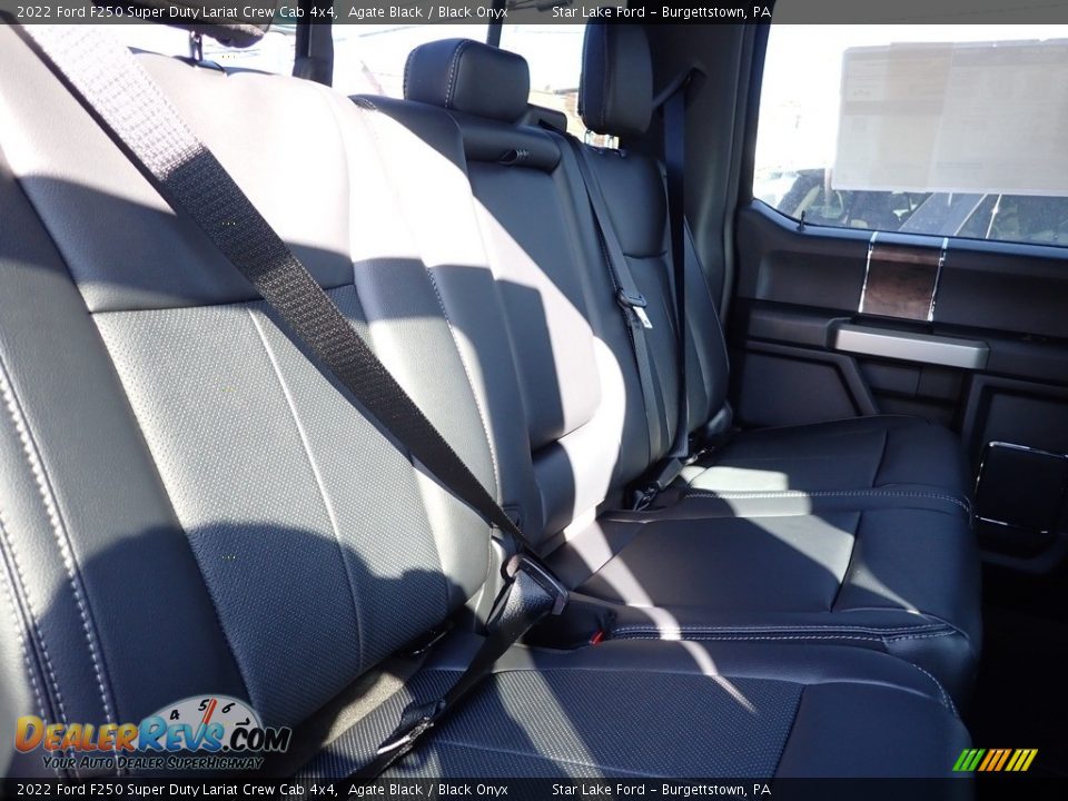 2022 Ford F250 Super Duty Lariat Crew Cab 4x4 Agate Black / Black Onyx Photo #11
