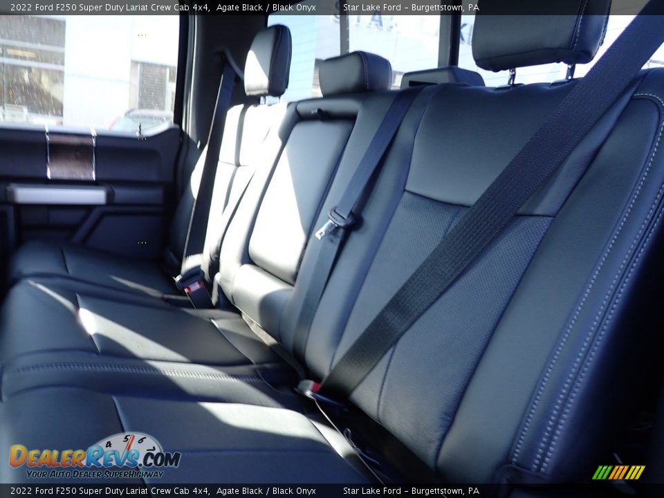 2022 Ford F250 Super Duty Lariat Crew Cab 4x4 Agate Black / Black Onyx Photo #13
