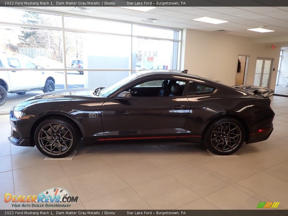 2022 Ford Mustang Mach 1 Dark Matter Gray Metallic / Ebony Photo #2