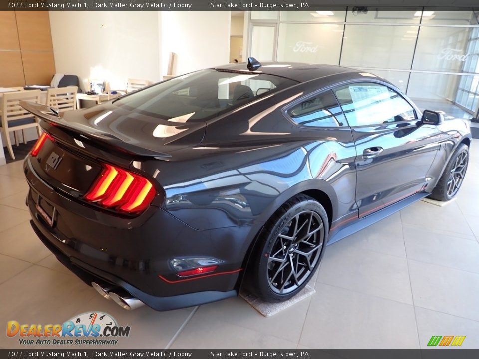 Dark Matter Gray Metallic 2022 Ford Mustang Mach 1 Photo #5