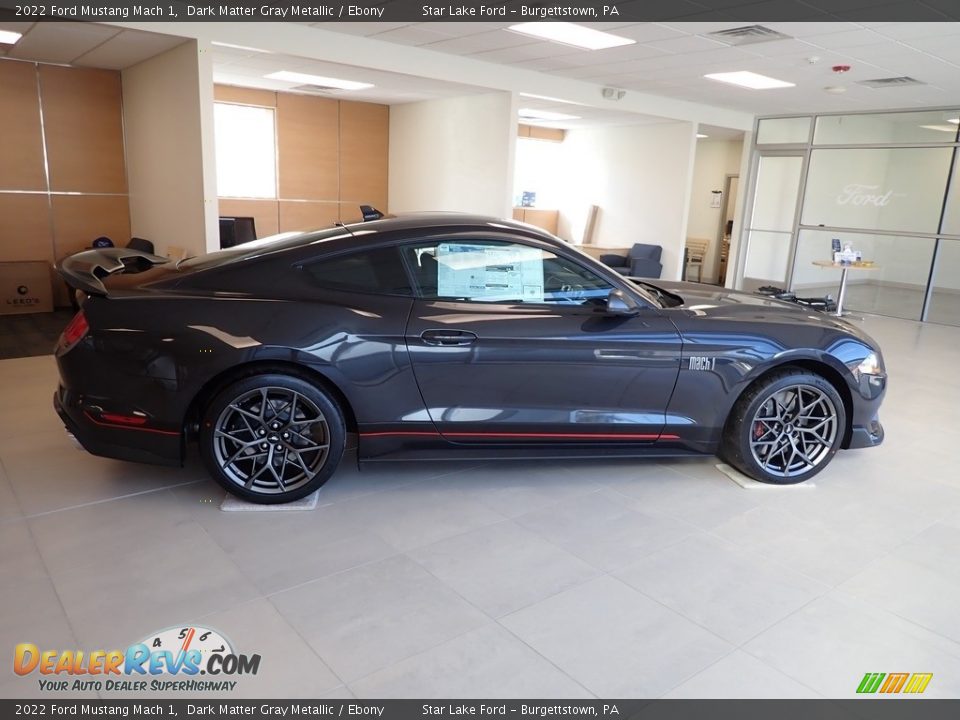 2022 Ford Mustang Mach 1 Dark Matter Gray Metallic / Ebony Photo #6