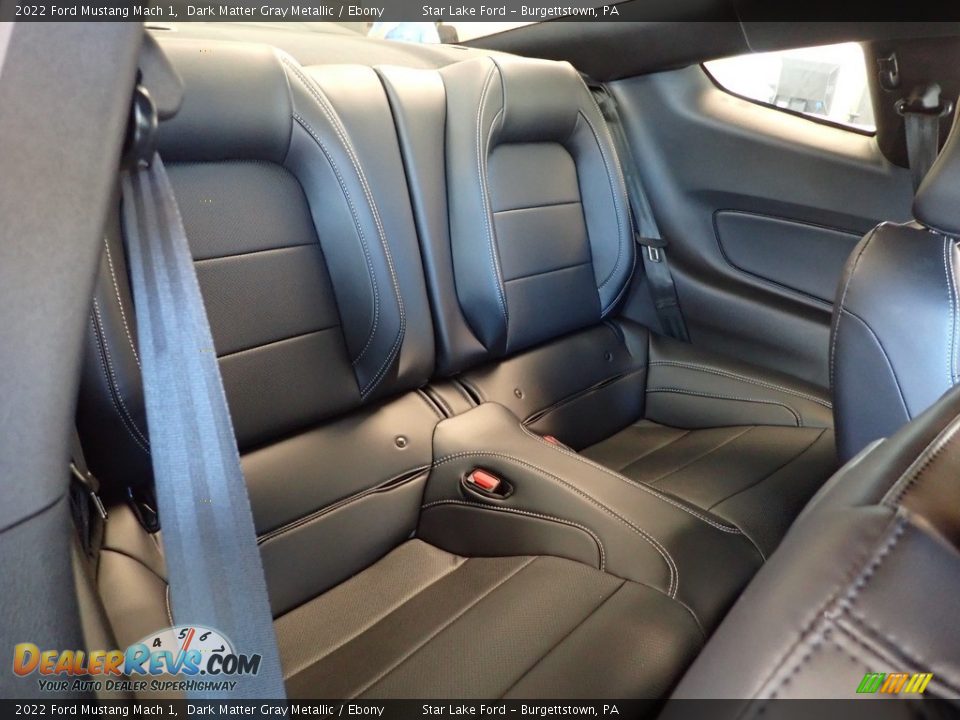 Rear Seat of 2022 Ford Mustang Mach 1 Photo #10