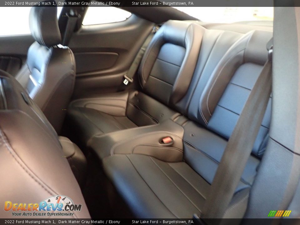 Rear Seat of 2022 Ford Mustang Mach 1 Photo #11