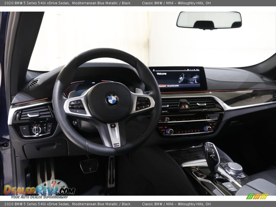 2020 BMW 5 Series 540i xDrive Sedan Mediterranean Blue Metallic / Black Photo #6