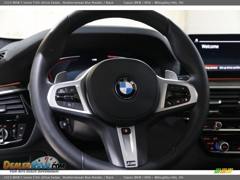 2020 BMW 5 Series 540i xDrive Sedan Steering Wheel Photo #7