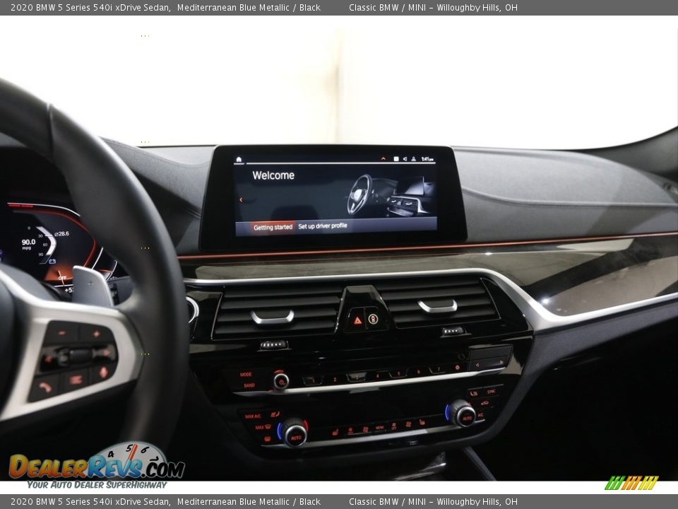 Controls of 2020 BMW 5 Series 540i xDrive Sedan Photo #9