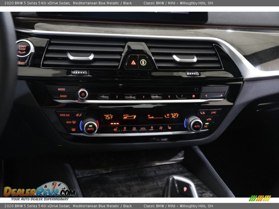 Controls of 2020 BMW 5 Series 540i xDrive Sedan Photo #14