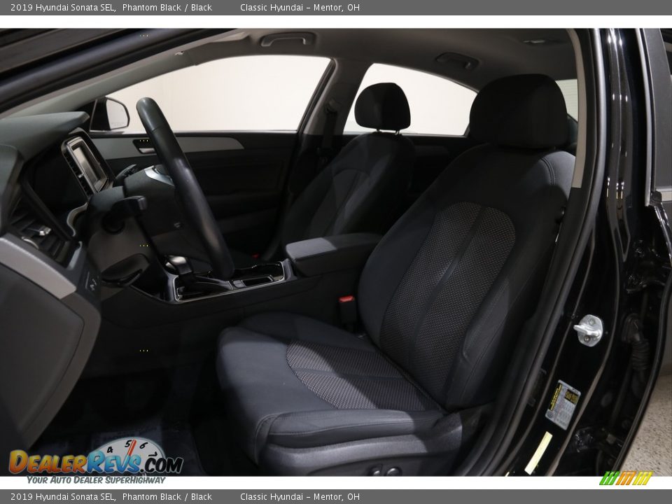 2019 Hyundai Sonata SEL Phantom Black / Black Photo #5