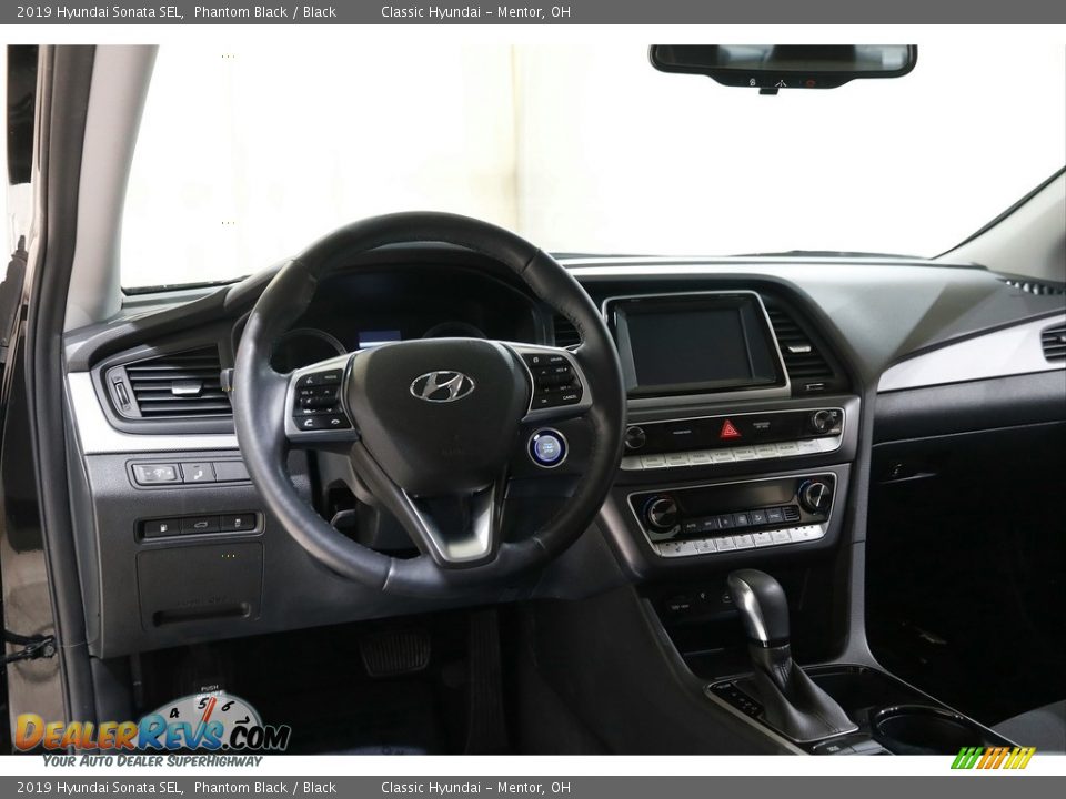 2019 Hyundai Sonata SEL Phantom Black / Black Photo #6