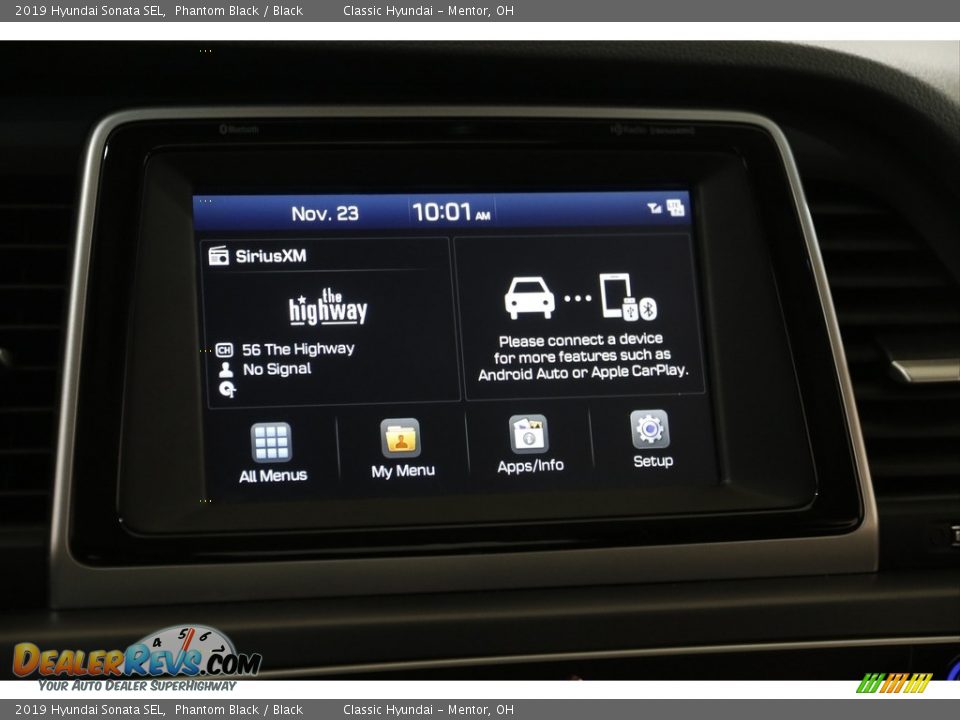 2019 Hyundai Sonata SEL Phantom Black / Black Photo #10
