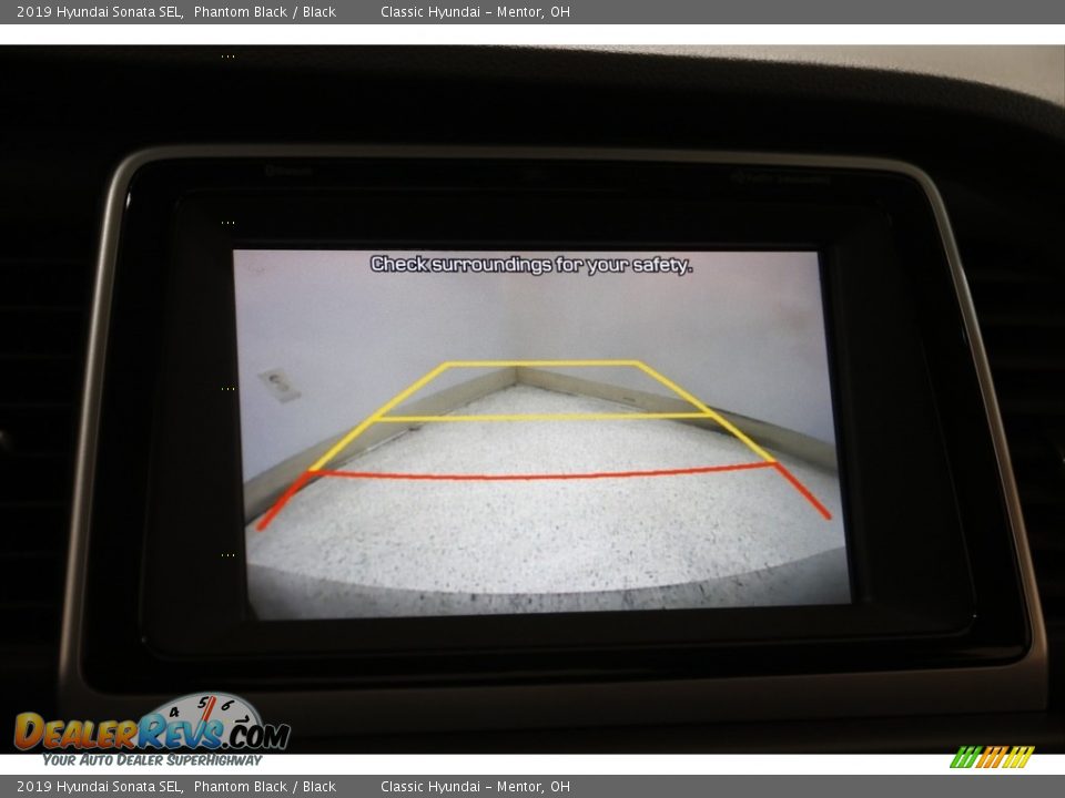 2019 Hyundai Sonata SEL Phantom Black / Black Photo #11