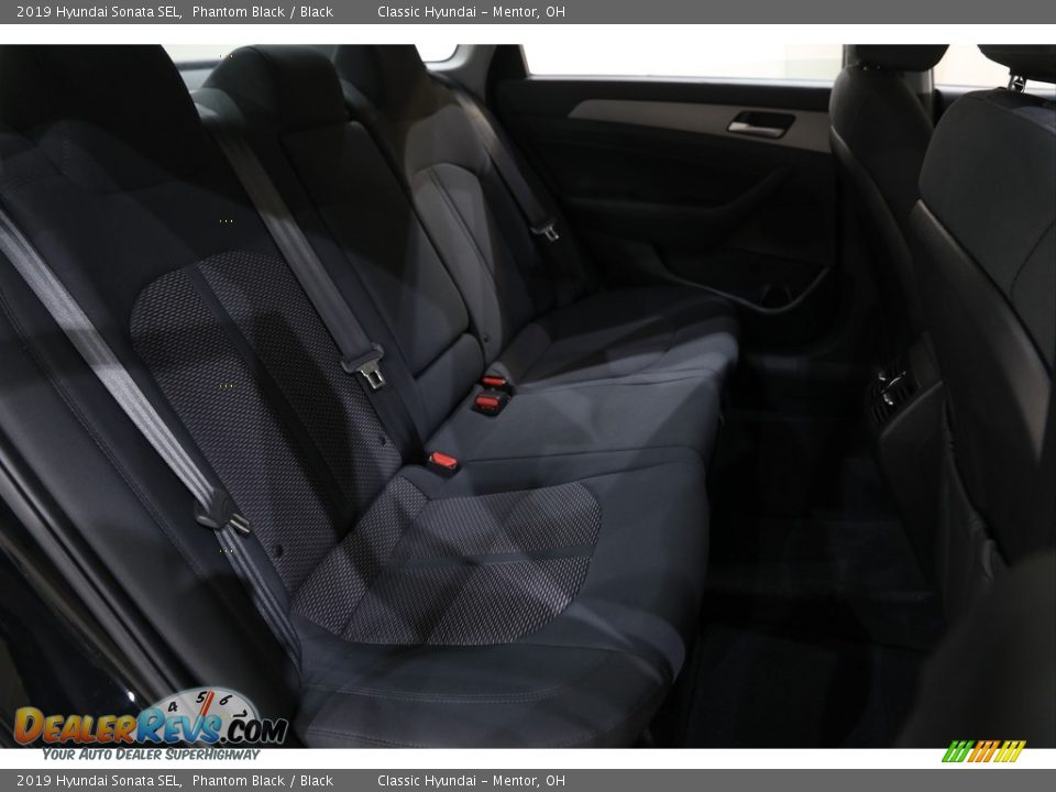 2019 Hyundai Sonata SEL Phantom Black / Black Photo #15