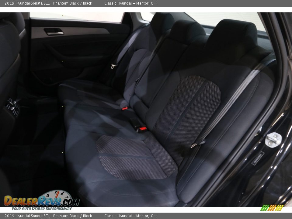 2019 Hyundai Sonata SEL Phantom Black / Black Photo #16