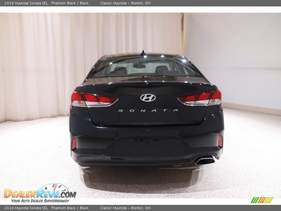 2019 Hyundai Sonata SEL Phantom Black / Black Photo #17