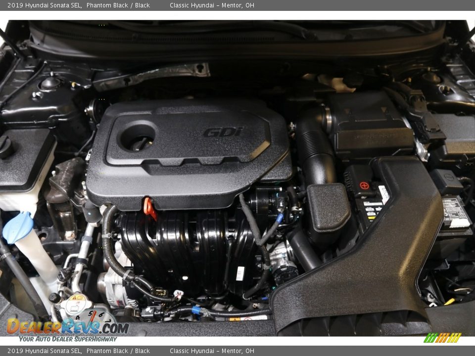 2019 Hyundai Sonata SEL Phantom Black / Black Photo #18