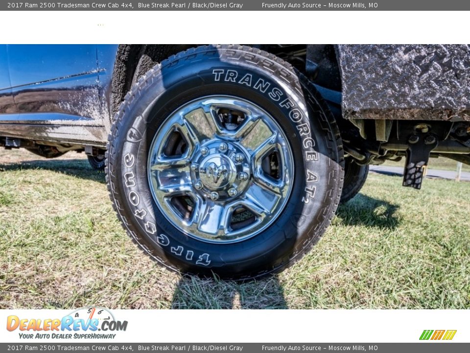 2017 Ram 2500 Tradesman Crew Cab 4x4 Blue Streak Pearl / Black/Diesel Gray Photo #21