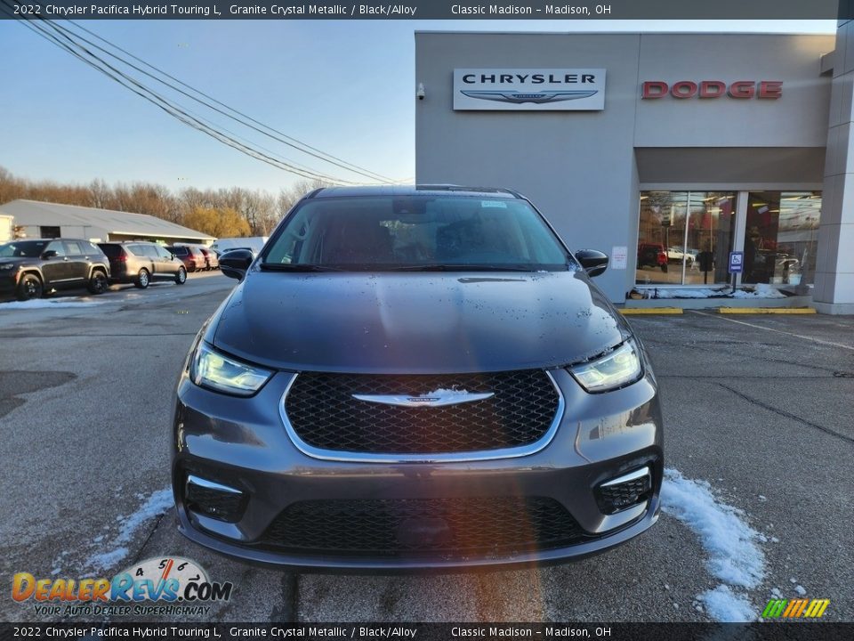 2022 Chrysler Pacifica Hybrid Touring L Granite Crystal Metallic / Black/Alloy Photo #2