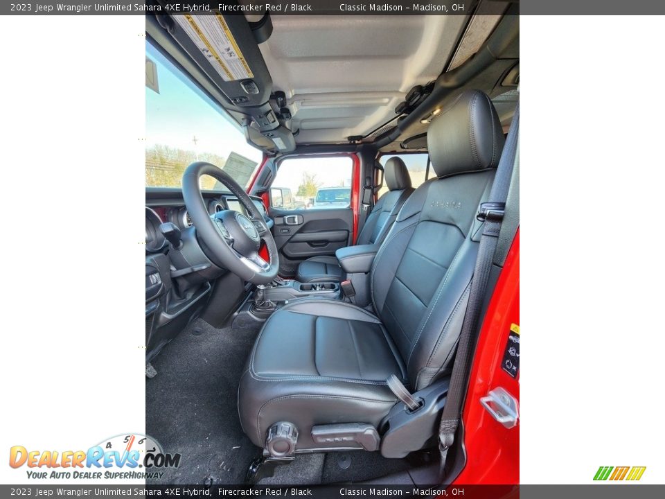 2023 Jeep Wrangler Unlimited Sahara 4XE Hybrid Firecracker Red / Black Photo #7