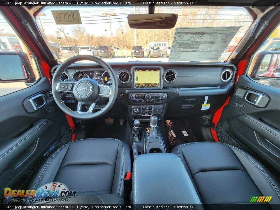 2023 Jeep Wrangler Unlimited Sahara 4XE Hybrid Firecracker Red / Black Photo #9