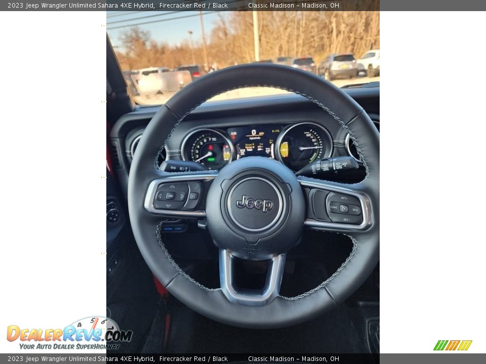 2023 Jeep Wrangler Unlimited Sahara 4XE Hybrid Firecracker Red / Black Photo #10