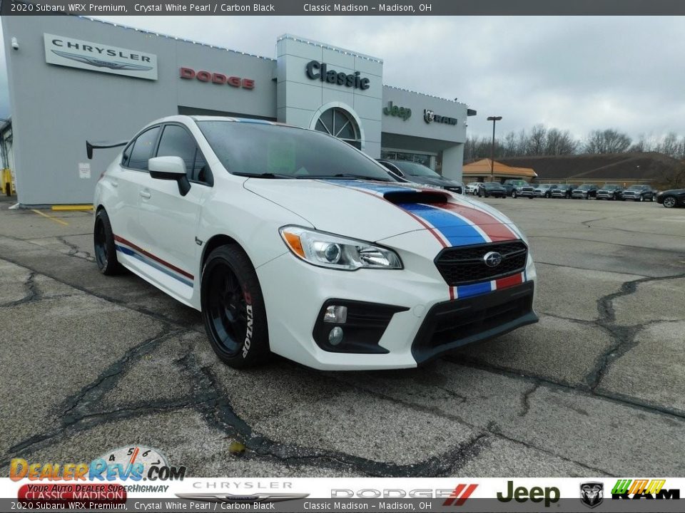 2020 Subaru WRX Premium Crystal White Pearl / Carbon Black Photo #1