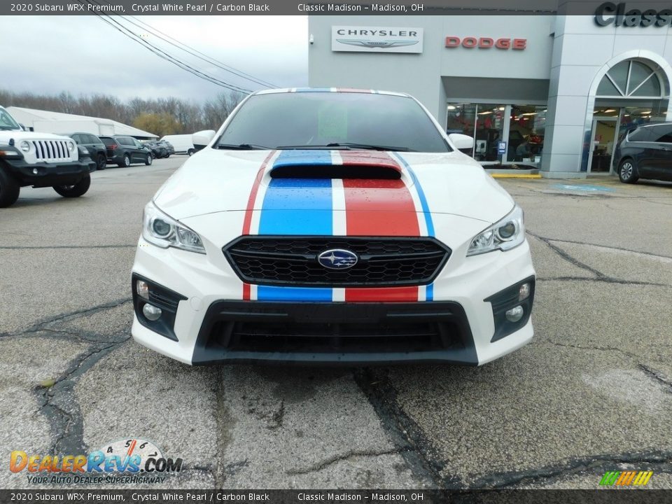 2020 Subaru WRX Premium Crystal White Pearl / Carbon Black Photo #2