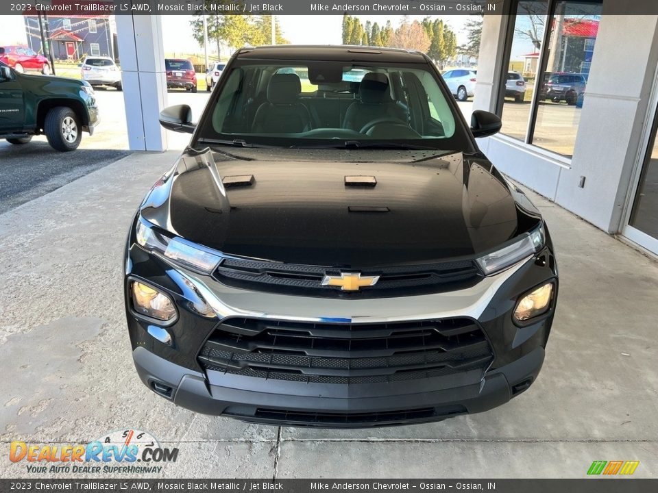 2023 Chevrolet TrailBlazer LS AWD Mosaic Black Metallic / Jet Black Photo #3