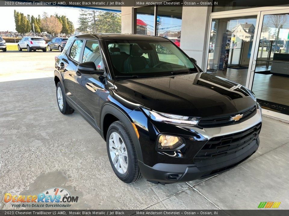 2023 Chevrolet TrailBlazer LS AWD Mosaic Black Metallic / Jet Black Photo #5