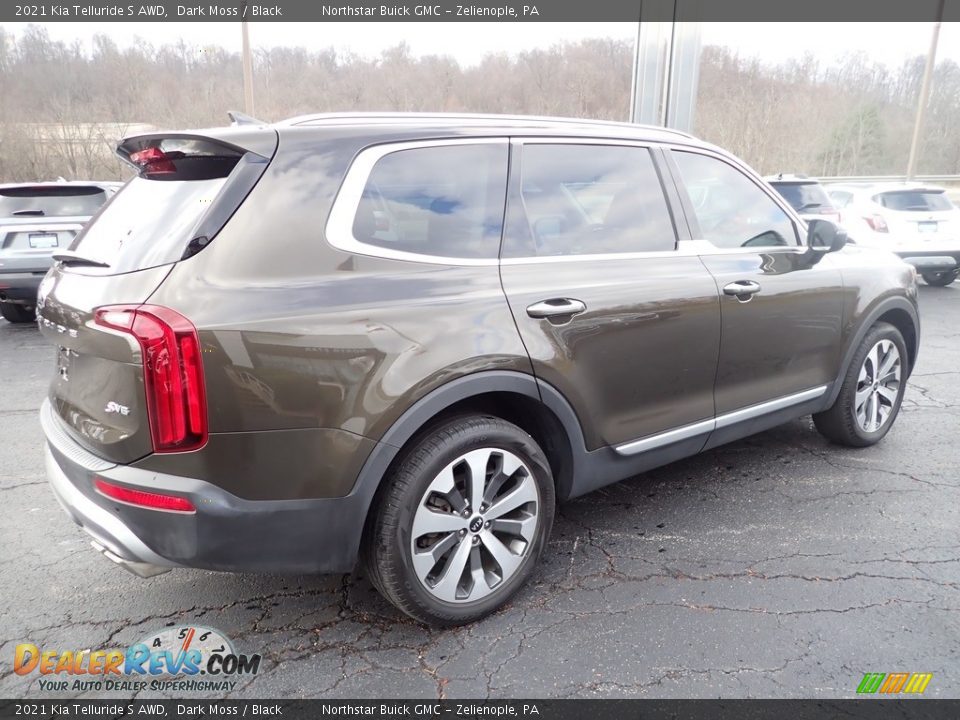 2021 Kia Telluride S AWD Dark Moss / Black Photo #7