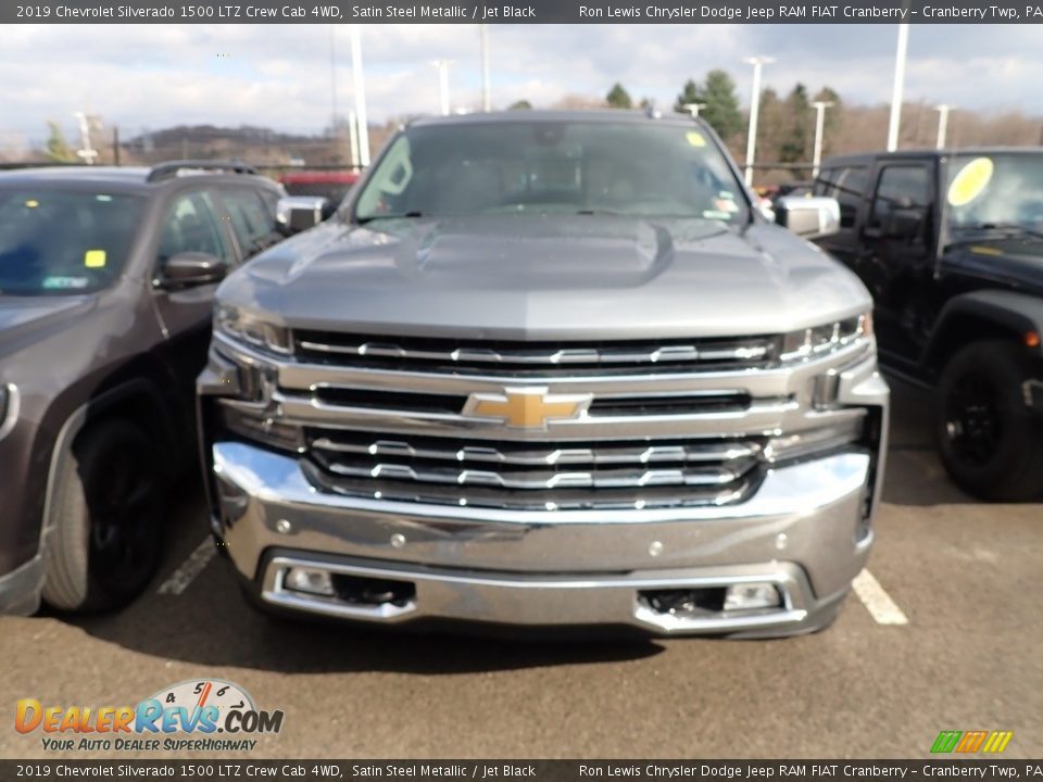 2019 Chevrolet Silverado 1500 LTZ Crew Cab 4WD Satin Steel Metallic / Jet Black Photo #2